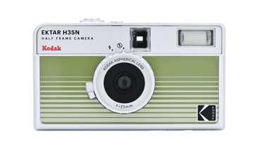 Kodak Ektar H35N Half Frame fotoaparat, zelen