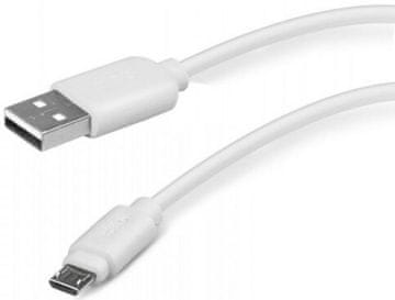 SBS USB 2.0 - microUSB kabel 1m bijeli