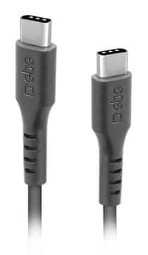 SBS USB-C kabel 3 m crni TECABLETCC3M