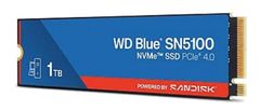 SanDisk WD Blue SN5100 1TB SSD plavo-crveni