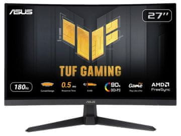 ASUS TUF Gaming VG27WQ3B 27 QHD VA 0.5ms 180Hz AMD FreeSync ELMB crni monitor