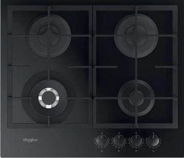 Whirlpool GOFL629NB1 Plinska ploča za kuhanje s više razina plamena, dvostruka kruna, wok plamenik 59 cm
