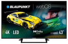 Blaupunkt 43ULW6000S 43" 4K webOS HDR10 LED TV crni