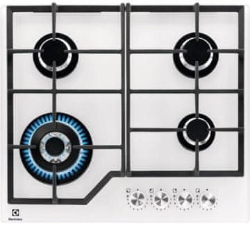 Electrolux KGG64362W Plinska ploča za kuhanje od bijelog stakla