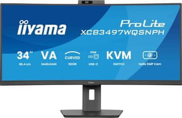 iiyama Monitor ProLite XCB3497WQSNPH-B1 32 UWQHD VA 0.4ms 120Hz Crni
