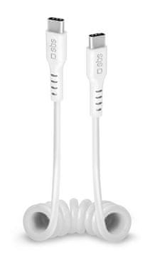 SBS USB-C kabel 1 m bijeli TECABLETYPCCS1W