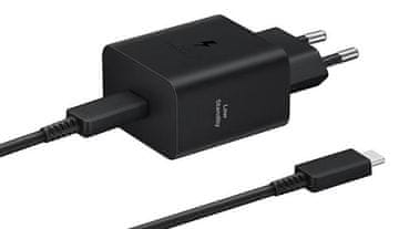 Samsung EP-T4511XBEGEU 45W Zidni punjač + USB-C kabel Crni