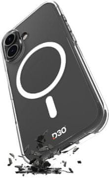 SBS PURO Impact Clear D3O Bio maskica za iPhone 17 prozirna