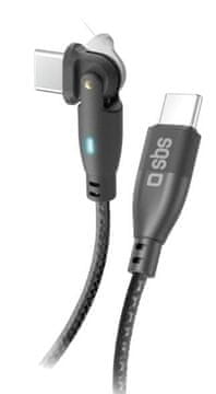 SBS USB kabel tipa C TECABLE180TCC crni