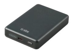 SBS Powerbank 10000mAh 20W s MagSafe-om, siva