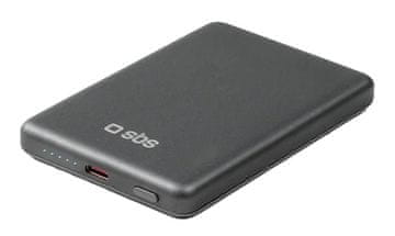 SBS 5000mAh 20W Powerbank s MagSafe-om u sivoj boji