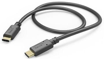 Hama USB-C kabel za punjenje/podatkovne podatke - 1 m crne boje