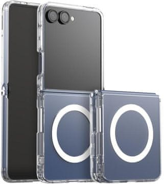 araree Duple M maskica s MagSafeom za Galaxy Z Flip7 prozirna