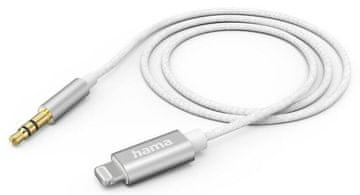 Hama audio kabel Lightning - Jack 3,5 mm 1 m bijeli