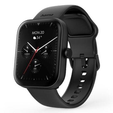 Hama Fit Watch 5000 pravokutni crni pametni sat