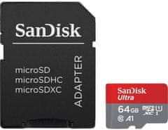 SanDisk Ultra Android microSDXC memorijska kartica 64GB 140MB/s A1 C10 UHS-I SDSQUAB-064G-GN6MA