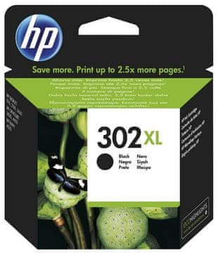 HP 302XL crna trenutna tinta F6U68AE