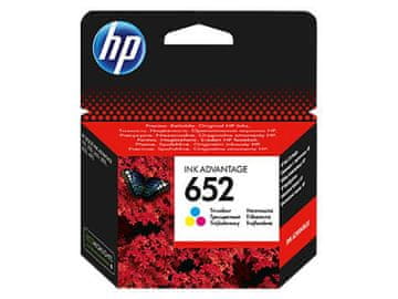 HP 652 trobojni uložak s tintom F6V24AE