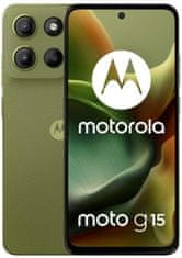 Motorola Pametni telefon Moto G15 4G (LTE) 8GB/128GB Zeleni