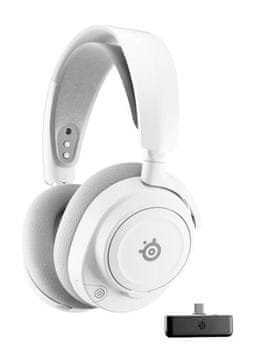 SteelSeries Arctis Nova 7X Gen 2 slušalice u bijeloj i sivoj boji