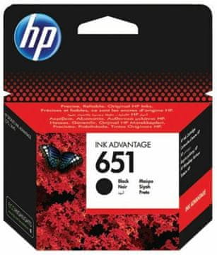 HP 651 crni uložak s tintom C2P10AE