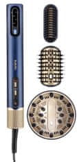 BaByliss P1337E 4-u-1 sušilo za kosu (zračna cijev AS6550E + difuzor) tamnoplava i zlatna