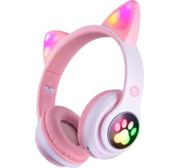 Defender FREEMOTION B585 LED ružičaste bežične slušalice