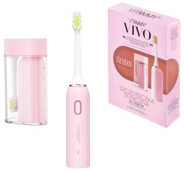 Vitammy TOW016697 Vivo ružičasta sonična četkica za zube