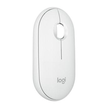 Logitech Pebble Mouse 2 M350s bežični miš bijeli 910-007013