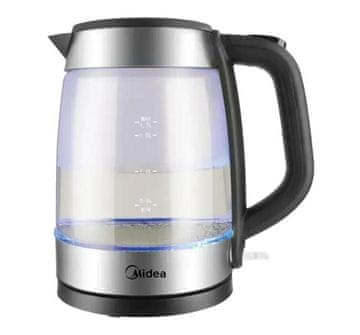 Midea Električni čajnik MK-17G03A prozirni