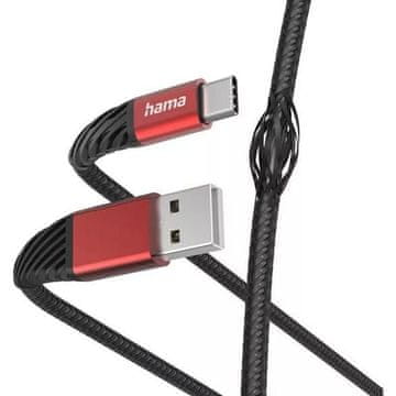 Hama Data/Extreme USB-A - USB-C USB kabel 1,5 m