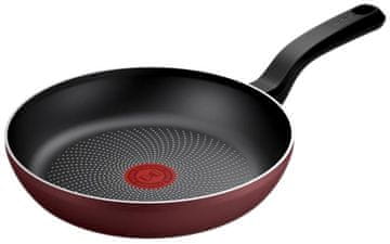Tefal Simply Cook tava za prženje H0580402 24 cm bordo