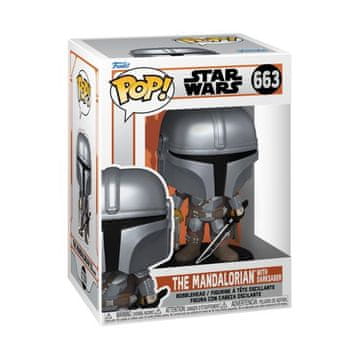 Funko POP Star Wars 663 figura Mandaloriana s Mračnom sabljom