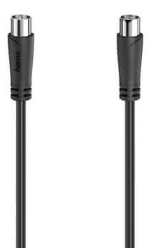 Hama 90dB antenski kabel s utikačem - antenska utičnica 3m crni
