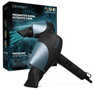 Revamp Progloss Hydro Shield X Shine DR-6000 crni sušilo za kosu