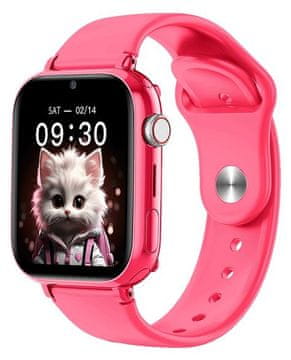 MaxCom Pametni sat FW59 Kiddo 4G ružičasti 43 mm