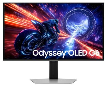 Samsung Monitor Odyssey G6 LS27FG602SUXEN 27 QHD OLED 0.03ms 500Hz FreeSync Premium Pro Quantum Dot Boja srebrna