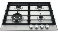 Whirlpool AKWL628IXL plinska ploča za kuhanje s više razina plamena, dvostruka kruna, wok plamenik 59 cm iXelium