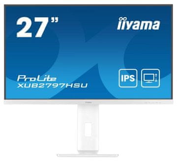iiyama ProLite XUB2797HSU-W2 27 FHD IPS 100Hz FreeSync bijeli monitor