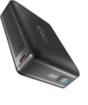 SBS Powerbank 10000mAh 30W LCD crna