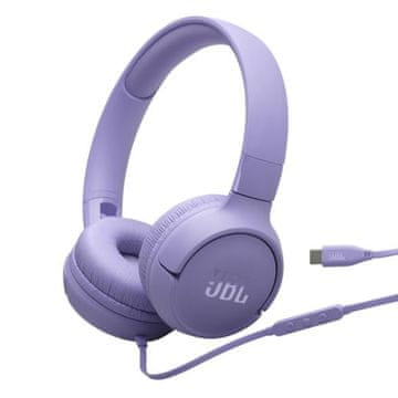 JBL Tune 520 USB-C žičane slušalice ljubičaste boje
