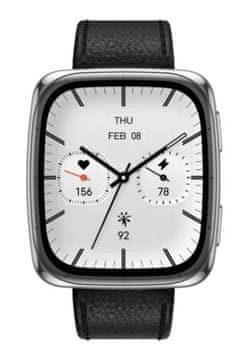 Amazfit Active 2 Square pametni sat crne i srebrne boje