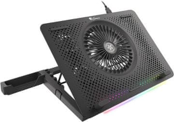 Genesis Oxid 450 RGB hladnjača za 15,6-inčni laptop crna
