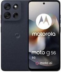 Motorola Pametni telefon Moto G56 5G 8/256GB crni (crni kamenica)