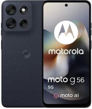 Motorola Pametni telefon Moto G56 5G 8/256GB crni (crni kamenica)