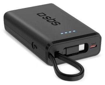 SBS OUTLET - Powerbank Power Delivery 10000 mAh crni