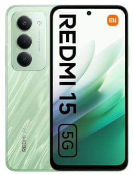 Xiaomi Redmi 15 5G pametni telefon 4GB/128GB zeleni