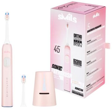 Vitammy TOW017084 Smils sonična četkica za zube u prahu, ružičasta