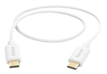 Hama podatkovni USB-C kabel 1 m bijeli