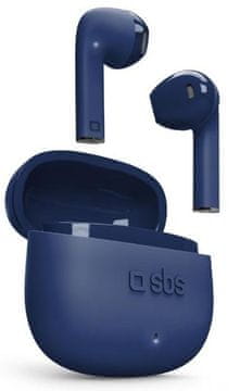 SBS bežične slušalice u jednoj boji, plave